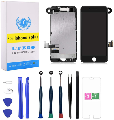 Ecran tactile LCD display vitre compatible avec Iphone 7 Plus et avec outil de réparation.