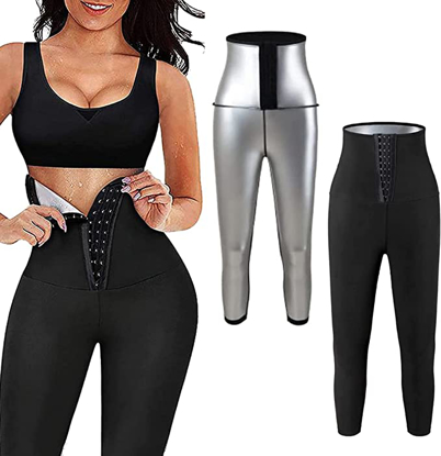 Pantalon-de-Yoga-legging-anti-cellulite-forte-compression-thermique Pantalon de Yoga, legging anti cellulite forte compression thermique, taille ajustable, legging minceur, accélère la transpiration pour perdre du poids et obtenir un ventre plat.