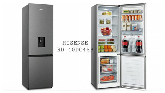 Image sur Refrigérateur Combiné  double porte  240L -Hisense  -40DC - Gris - 6 mois de garantis