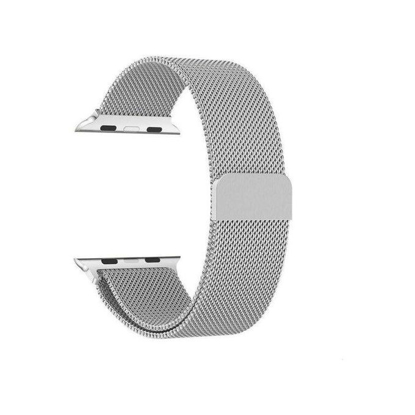 Image de BRACELET MILANAIS ARGENT COMPATIBLE APPLE WATCH 42 / 44 / 45 Mm