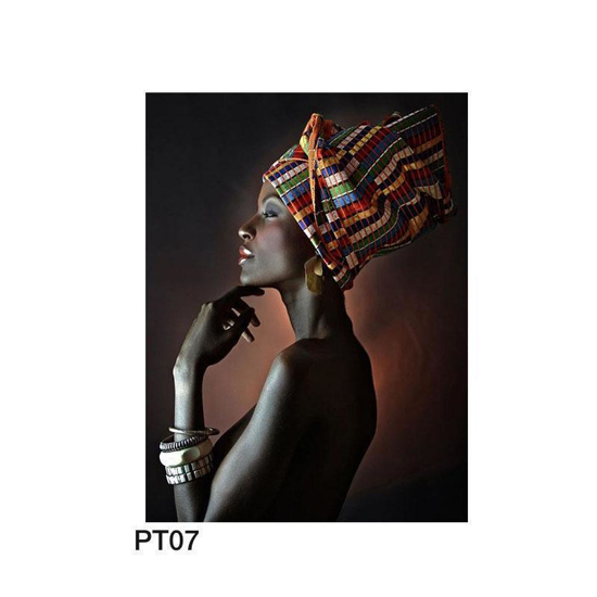 Image sur Tableau décoratif d'intérieur -  femme africaine - portrait