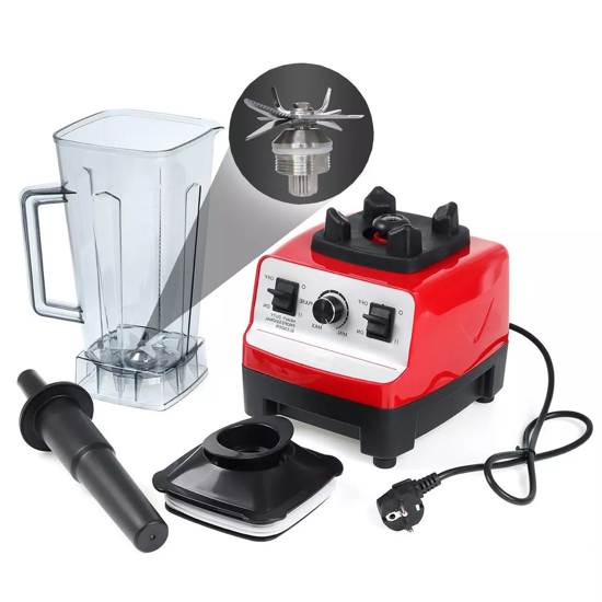 Image sur 2 en 1 Silver Crest Blender 2L robot culinaire 4500W mélangeur électrique Commercial haute puissance avec Double tasses