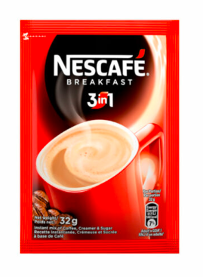 Image sur Nescafe 3 in 1 Breakfastcup 32g * 10