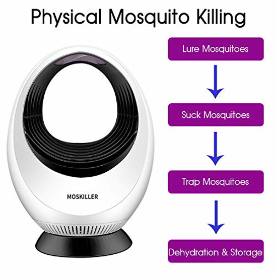 Image sur LED Mosquito Killer Lamp Photocatalyseur Piège à moustiques Muet USB