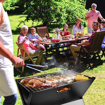 Image sur Barbecue à Charbon Pliant, Barbecue Portable, Grill Léger et Simple pour Camping, Jardin, Extérieur, Voyage
