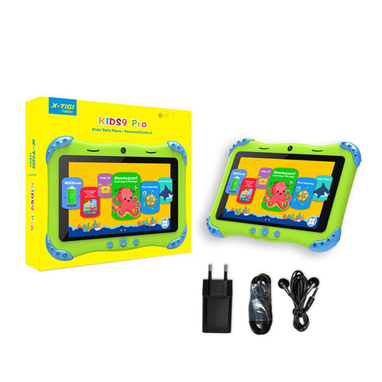 Image sur Tablette Éducative Kids9 Pro X - tigi - 3G - 7" - 32GO+2Go - 4000 mah - DUAL SIM -  Face unlock - Android 11- support OTG - 13 Mois de Garantie