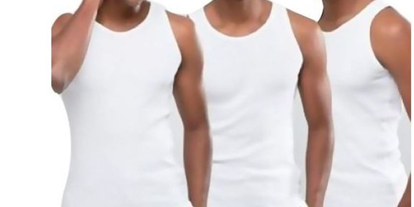 Agrandir l'image de Lot de 03 Débardeurs Homme XL- 50% coton - 50% polyester - Blanc- produit générique Image de Lot de 03 Débardeurs Homme XL- 50% coton - 50% polyester - Blanc- produit générique
