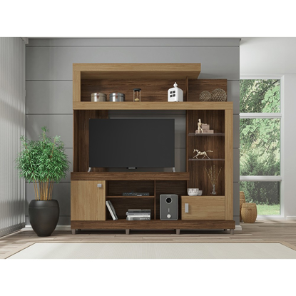 Agrandir l'image de Meuble Télé SENSAÇÀO -  50 pouces Maxi Coloris Wengé + Chêne Image de Meuble Télé SENSAÇÀO -  50 pouces Maxi Coloris Wengé + Chêne
