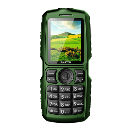 Agrandir l'image de Téléphone X-TIGI S23 - 2.4" - Dual Sim - 3Mpx - 8Mo/8Mo RAM - 10000mAh - powerbank  -  vert - 13 mois de garantie Image de Téléphone X-TIGI S23 - 2.4" - Dual Sim - 3Mpx - 8Mo/8Mo RAM - 10000mAh - powerbank  -  vert - 13 mois de garantie