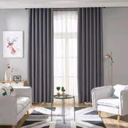 Agrandir l'image de Paire de rideau - gris - 1,33m/2,15m Image de Paire de rideau - gris - 1,33m/2,15m