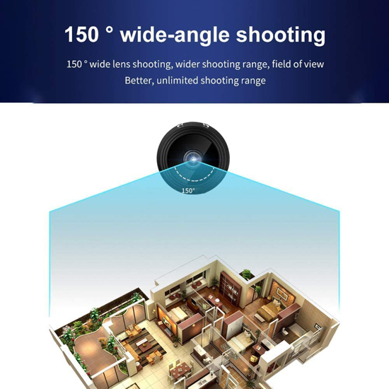 Image sur Mini Camera Sans Fil A9 Avec Wifi  1080P Full HD de vision nocturne