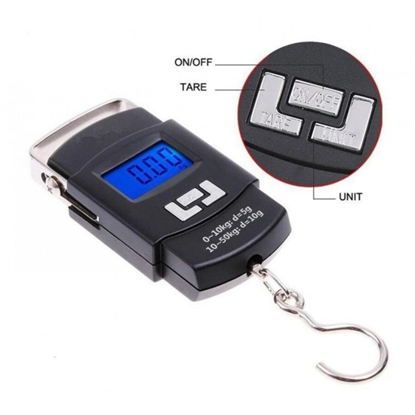 Image de Mini balance numérique pêche bagages voyage poids 50kg X 10g
