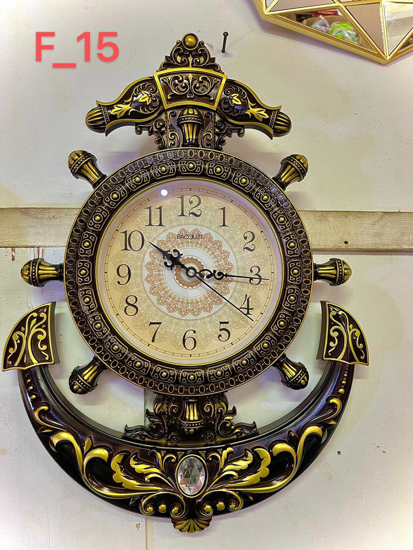 Image sur Horloge murale en forme d'Ancre de Bateau