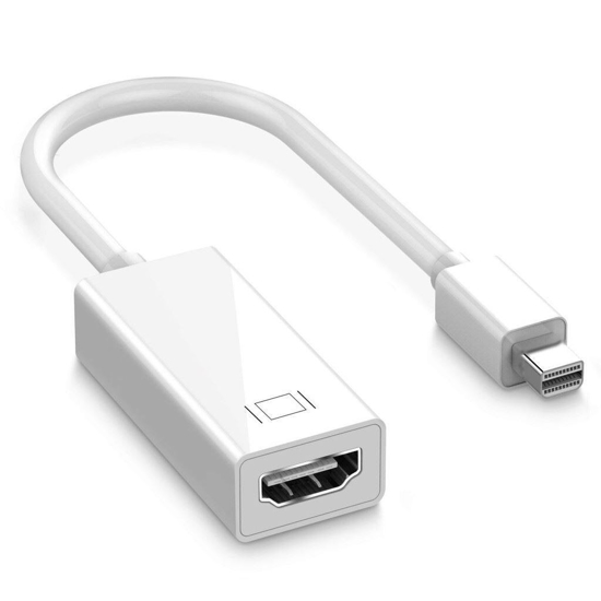 Image sur Mini Displayport vers HDMI câble 4k 1080P TV projecteur DP 1.4 Display Port convertisseur pour Apple Macbook Air Pro
