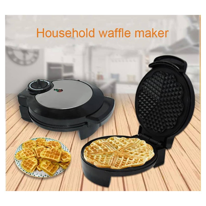 Agrandir l'image de Machine à gaufre ménagère Sokany - 750W - noir Image de Machine à gaufre ménagère Sokany - 750W - noir