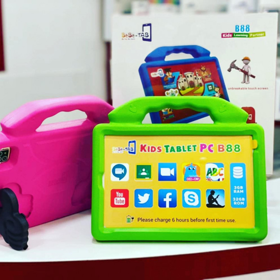 Image sur Tablette incascable pour enfant - bébé TAB B88 - 8" - 32Go/3 Go Ram - 2 MP/5 MP - Dual Sim - 3000mAh