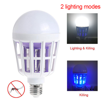 Agrandir l'image de Ampoule LED anti-moustiques 2 en 1, 220V, 9W, piège à moustiques, veilleuse pour bébé Image de Ampoule LED anti-moustiques 2 en 1, 220V, 9W, piège à moustiques, veilleuse pour bébé