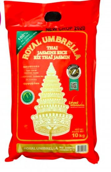 Image sur Riz parfumé Royal Umbrella - long grain blanc - 5kg