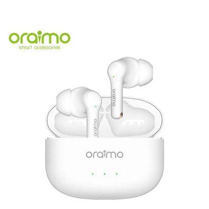 Image de Oraimo FreePods3 Écouteurs Stéréo Sans Fil - Bleutooth- grande autonomie de batterie - Blanc