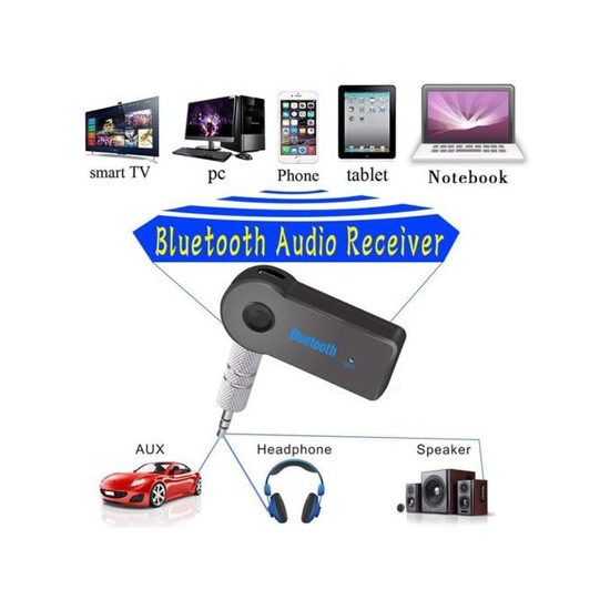 Image sur Mini Récepteur De Prise Audio Mains Libres Bluetooth Pour Voiture, home cinema et casque