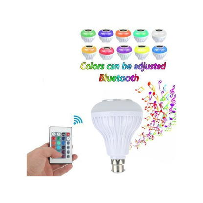 Image de LED Ampoule Bluetooth Musique ANTICHOC+Haut-Parleur+Télécommande