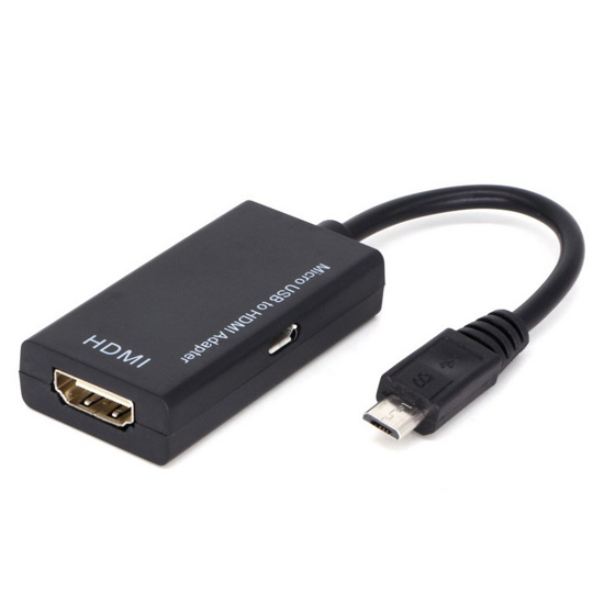 Image sur Câble universel MHL Micro USB vers HDMI Adaptateur TV HD 1080P pour téléphones Android