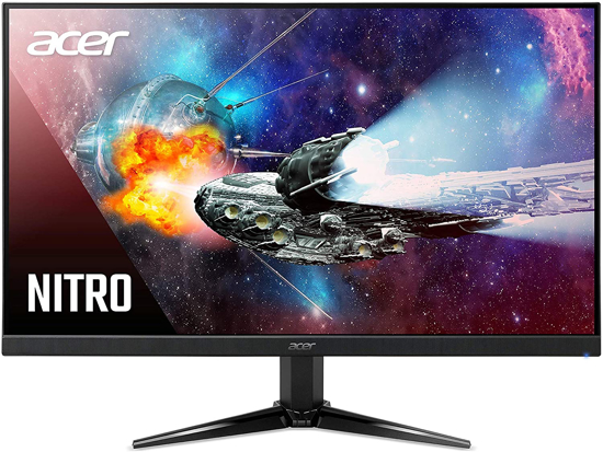 Image sur Ecran Acer Nitro QG241Y 165 Hz, 1 ms (VRB) Full HD (1920 x 1080) VA Gaming Monitor avec technologie AMD FreeSync Premium, jusqu'à  Noir - 12 Mois
