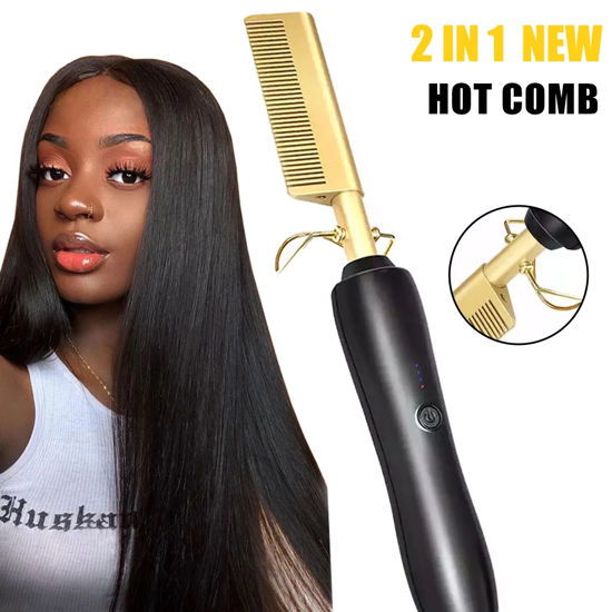Kit Coiffure En Bois Pour Fille - Sèche-cheveux, Lisseur, Miroir, Accessoires - Jeu De Rôle Salon De Beauté - Cadeau 3 à 8 Ans