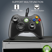 Image sur Manette Filaire Xbox 360 Avec Double Vibration Pour PC Xbox 360