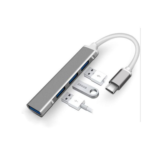 Image sur Adaptateur Multi-séparateur USB 3.0/2.0 Type C 4 Ports OTG, Accessoires D'ordinateur Portable