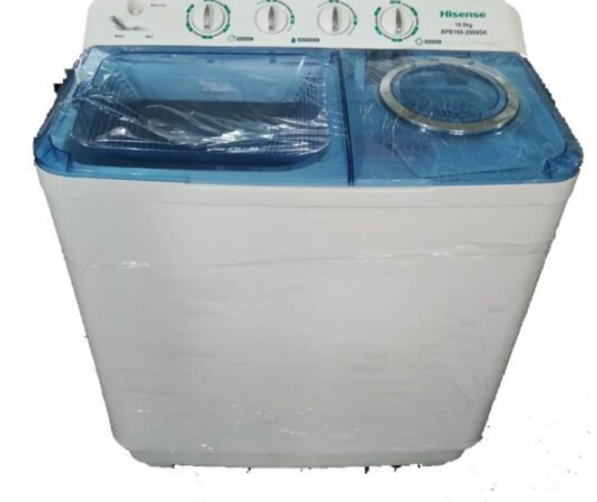 Image sur Machine à laver semi-automatique Hisense WSRB113W – 11 KG – essorage 1 200 tours/min – twin-tub – Garantie 6 mois