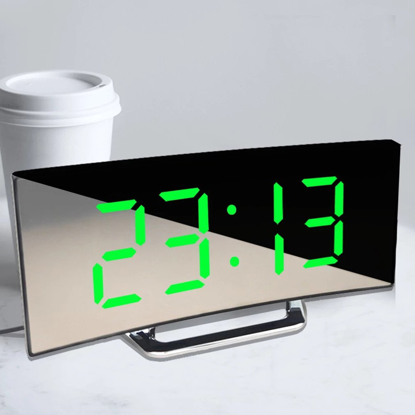 Agrandir l'image de Horloge Réveil Numérique Incurvé écran LED avec temperature pour bureau chambre et enfant Image de Horloge Réveil Numérique Incurvé écran LED avec temperature pour bureau chambre et enfant