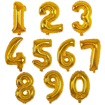 Image sur pouces Ballons gonflables en papier d'aluminium Ballons pour Baby Shower ou Happy Birthday Party Wedding Party Decor