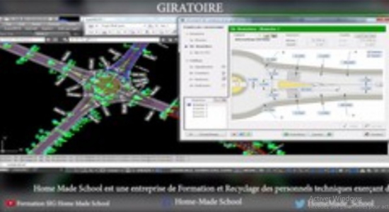 Image sur DVD UDEMY - CONCEPTION DE CARREFOURS ET GIRATOIRES AVEC COVADIS 15 (MP4) - Durée : 2 h 0 min - Poids : 1.40 Go