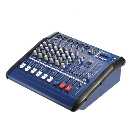 Image sur Amplificateur de puissance 800W de la console de mixage de la console de mixage de communication audio de studio professionnel à 4 canaux