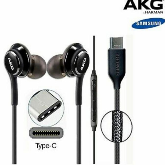 Image sur Écouteurs filaires Samsung Galaxy Note 10+ avec micro et contrôle du volume Casque USB-C pour A90 A80 A60 A8S Note10 pro