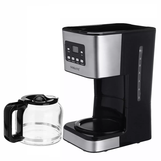 Image sur Machine à café vapeur semi-automatique pour expresso, cappuccino, latte, 220V, 12 tasses