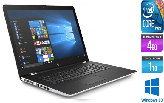 Image sur Ordinateur portable HP ProBook - Intel Core i7 7300U - GHz RAM 4 Go - HDD 1000 Go 4eme génération reconditionné