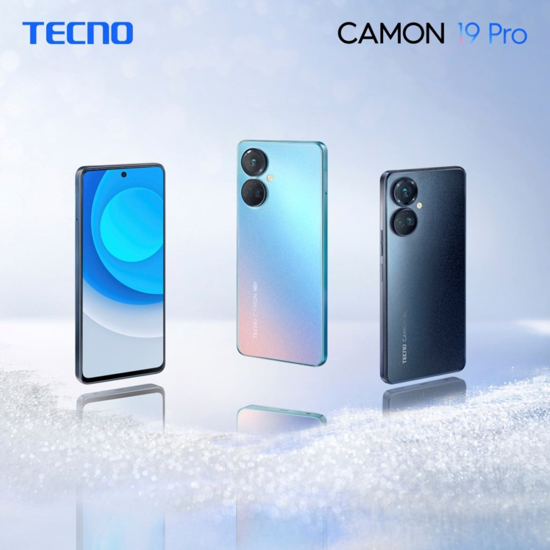 Image sur Tecno Camon 19 Pro – 6,8" –  256 Go / 8Go+3Go Ram - Quad Caméra 64+8+2+2 Mpx / 48 Mpx Selfie- 5000 MAH – 13 Mois de garantie