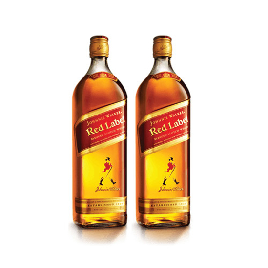 Image sur Johnnie Walker Red Label  - blended scotch - 70 cl x2