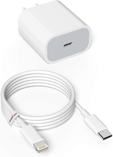 Image sur Chargeur Rapide 20W + Cable USB-C Lightning