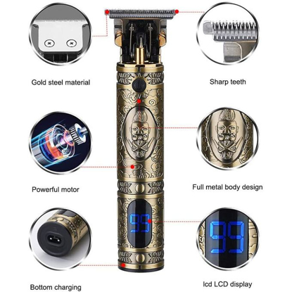 Image de Tondeuse à Cheveux Rechargeable avec ecran led affichage de batterie