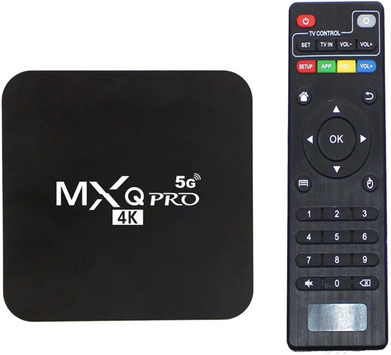 Image sur MXQ pro MAX TV Box avec 4K 4Go/32Go  HDR RK3328 Quad Core WiFi 2.4GHz Android TV Streaming Media Player Smart TV Box