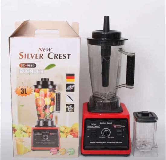Image sur Robot mixeur silver Crest 8000 watts -2 bols