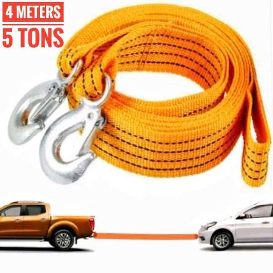 Image sur Corde de remorquage 4/5m câbles de remorque en Nylon haute ténacité câbles de sécurité automobile corde de traction de premiers secours accessoires de voiture