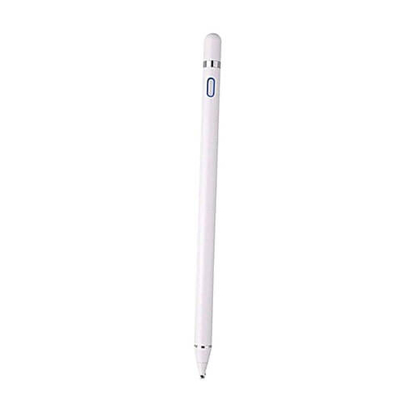 Image de Stylet tactile Green universel iOS/Android rechargeable à pointe fine de 1,5 mm pour le dessin et l'écriture manuscrite - Blanc - 6 Mois