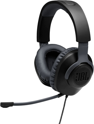 Image de JBL Quantum 100, casque de jeu filaire avec micro en plastique-simili cuir- caoutchouc-96db-20 Mw-  pour gaming - 03 MOIS garantie