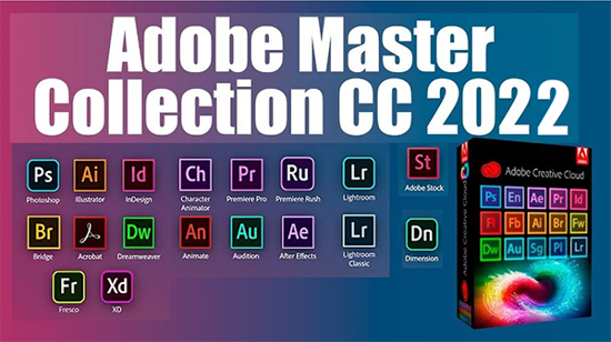 Image sur ADOBE MASTER COLLECTION 2022 - PRE-ACTIVE - Taille : 42.8 Gb