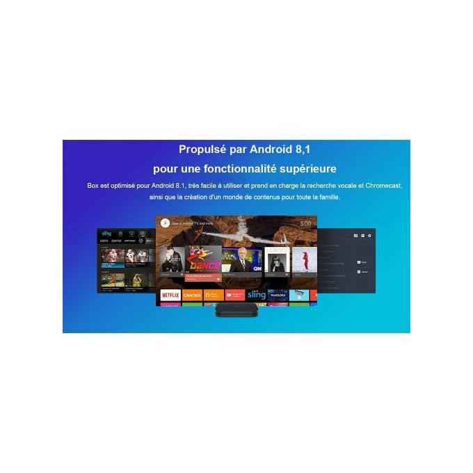 XIAOMI Mi Box S Avec Android TV, Miracast, 4K Et Assistant Google à ...