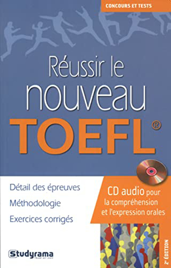 Image sur COURS D'ANGLAIS - RÉUSSIR LE NOUVEAU TOEFL  AUDIO MP3 + PDF